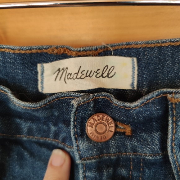 Madewell 💜 High Rise Slim Boyfriend Jeans Boyjean Paint Spatter Whisker 26 X30" - Picture 7 of 12